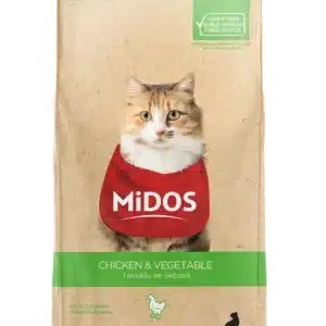 MİDOS Adult Cat – Hairball – Chicken&Vegetables 15kg