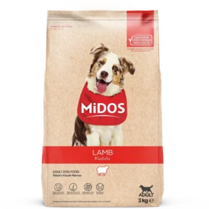 MİDOS Adult Dog – Maintenance – Lamb&Rice 3kg