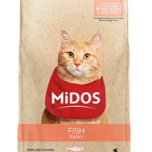 MİDOS Sterilized Adult Cat-Fish&Rice 15kg